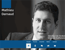 Tablet Screenshot of mathieudarnaud.fr